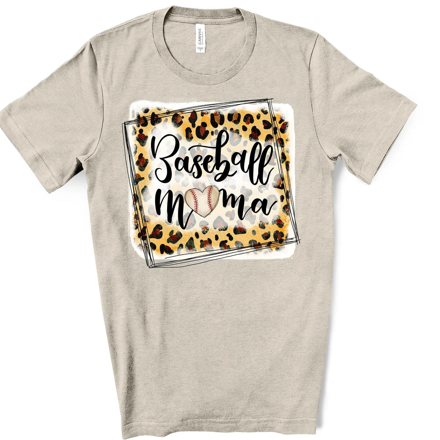 Baseball mama Leopard