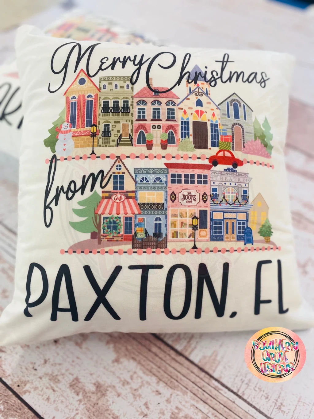 Merry Christmas from Paxton, FL - Pillowcase