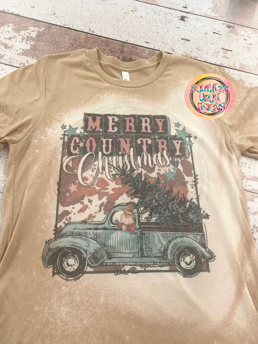 Merry Country Christmas Truck