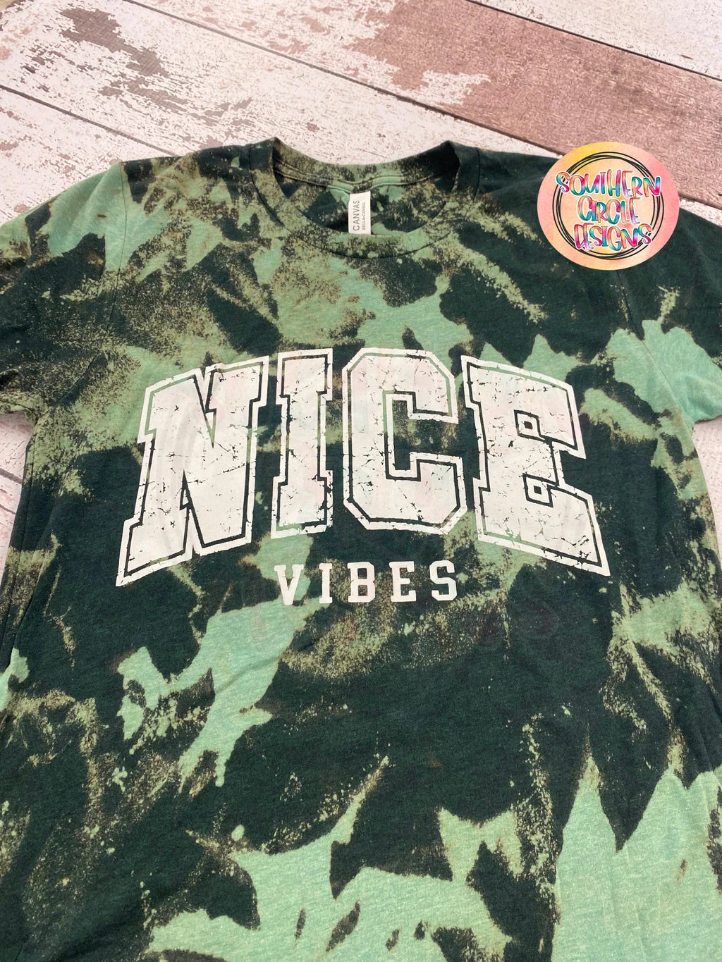 Nice Vibes - White Ink