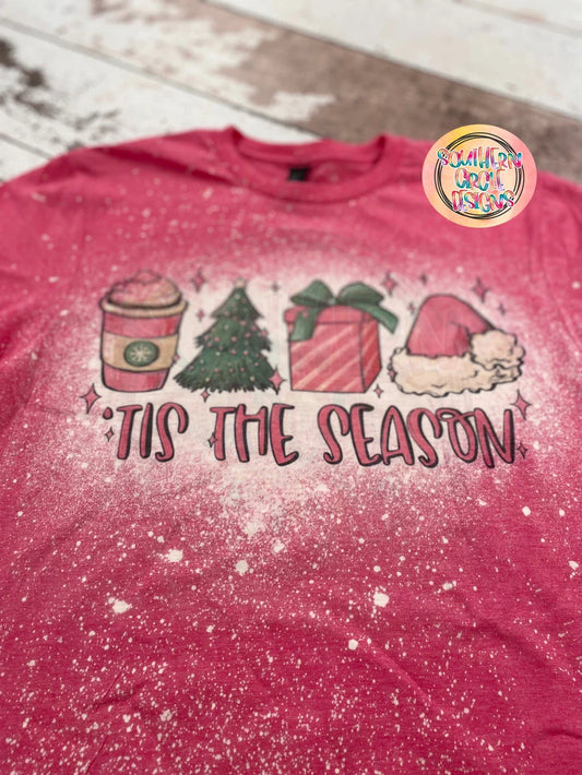 Pink Christmas Drinks T-Shirt